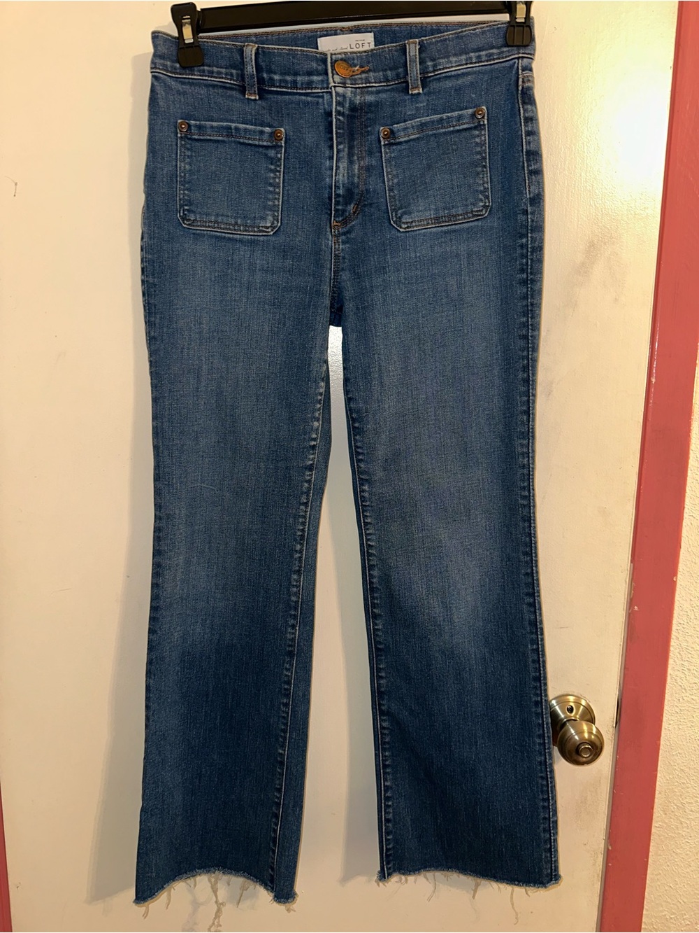 LOFT Blue Denim Wide Leg Jeans